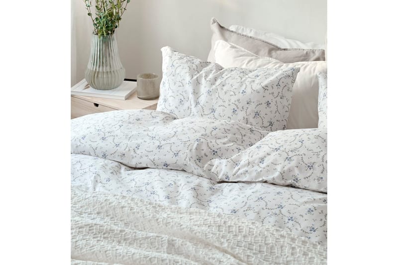 Påslakanset Enkelsäng 2-Dels Vilja - Blå - Textil & mattor - Sängkläder - Bäddset & påslakanset