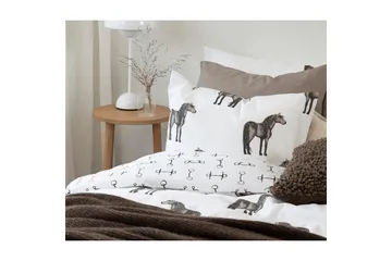 Påslakanset Enkelsäng 2-Dels Wendy Brun - Textil & mattor - Sängkläder - Bäddset & påslakanset