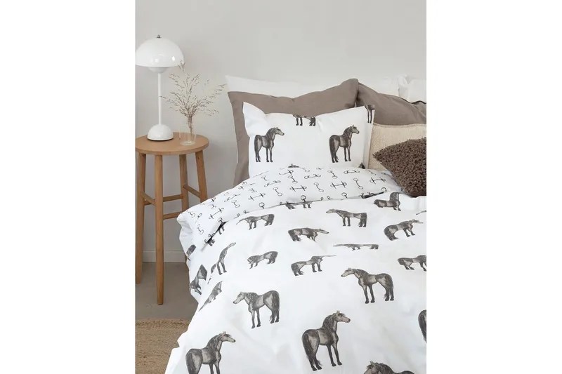 Påslakanset Enkelsäng 2-Dels Wendy Brun - Textil & mattor - Sängkläder - Bäddset & påslakanset