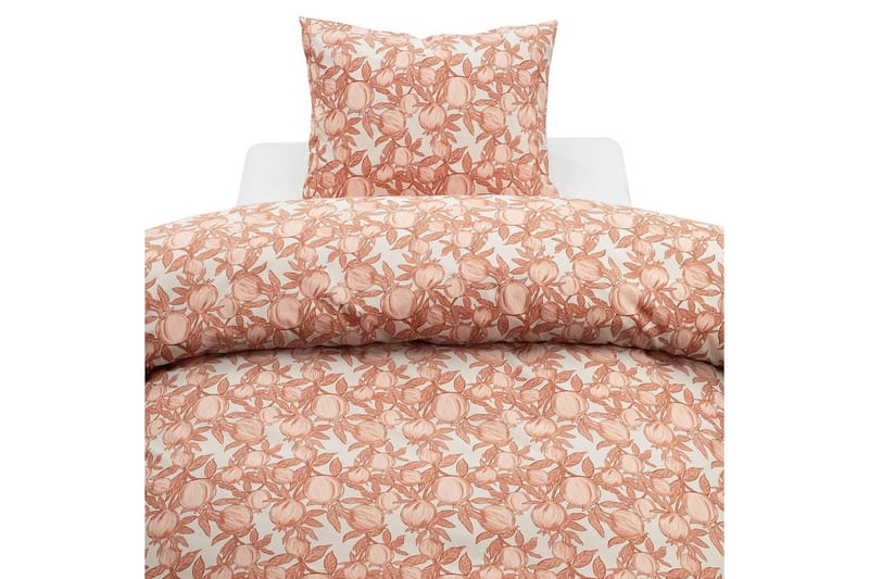 Påslakanset Enkelsäng 2-Dels Pomegranate, Peach
