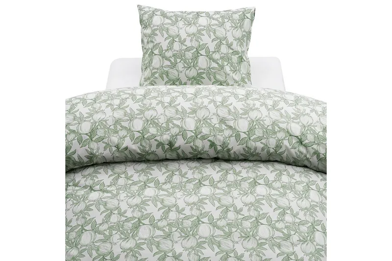 Påslakanset Enkelsäng 2-Dels Pomegranate, Grön