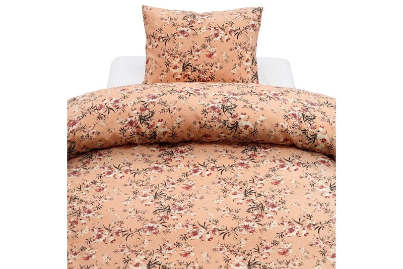 Påslakanset Enkelsäng Harmony 2-Dels Joline Aprikos