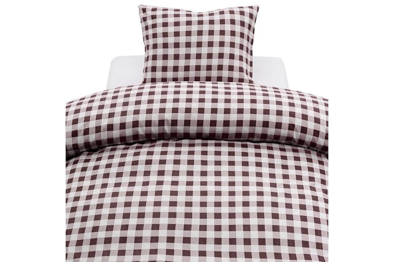 Påslakanset Enkelsäng Harmony 2-Dels Turild, Brun