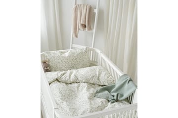 Påslakanset till Spjälsäng 2-Dels Hedda - Grön - Textil & mattor - Sängkläder - Bäddset & påslakanset