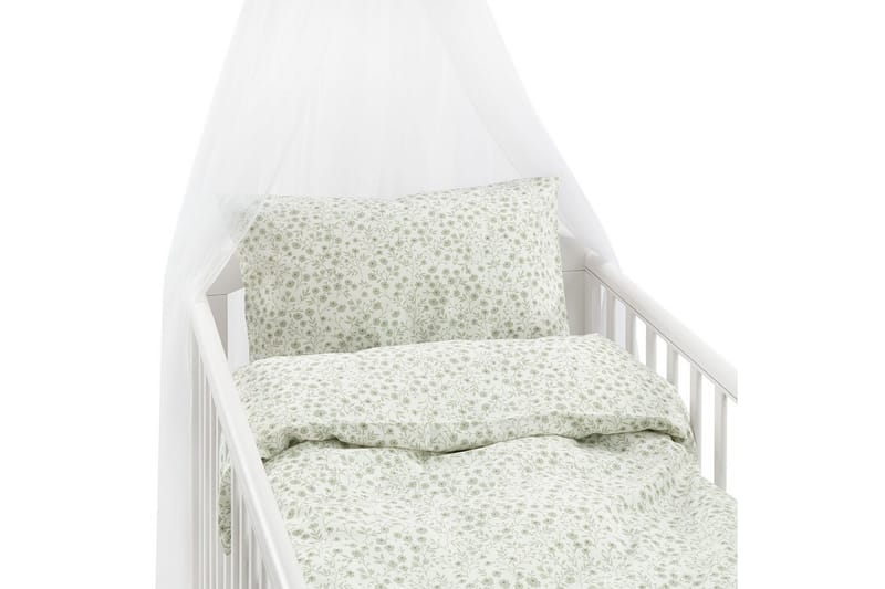 Påslakanset till Spjälsäng 2-Dels Hedda - Grön - Textil & mattor - Sängkläder - Bäddset & påslakanset