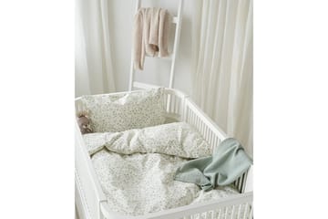 Påslakanset till Spjälsäng 2-Dels Hedda - Grön - Textil & mattor - Sängkläder - Bäddset & påslakanset