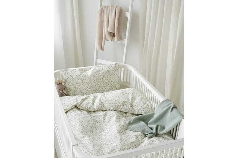 Påslakanset till Spjälsäng 2-Dels Hedda - Grön - Textil & mattor - Sängkläder - Bäddset & påslakanset