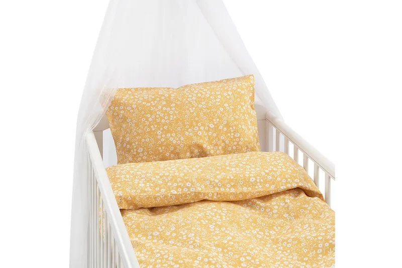 Påslakanset till Spjälsäng 2-Dels Hedda, Gul