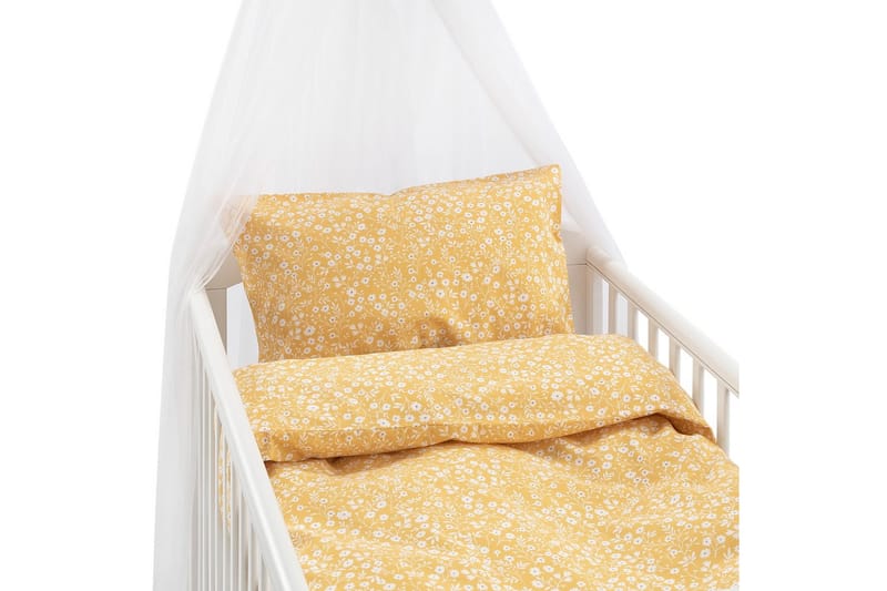 Påslakanset till Spjälsäng 2-Dels Hedda, Gul