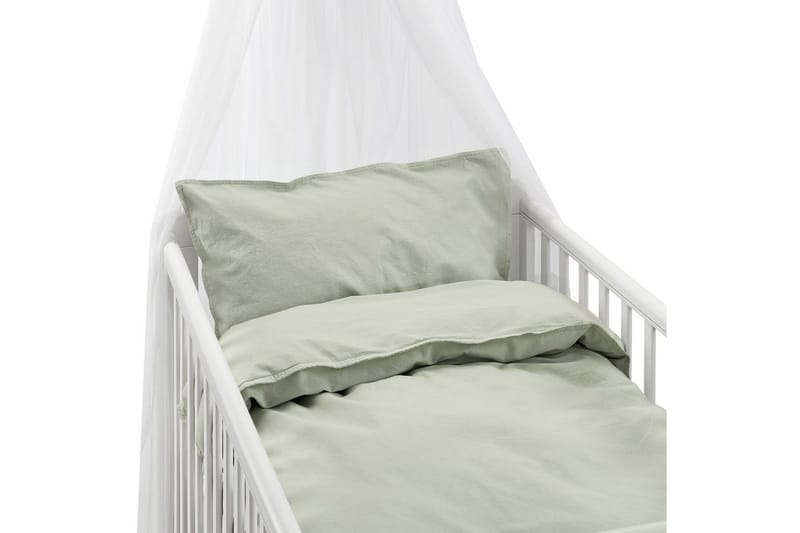 Påslakanset till Spjälsäng 2-Dels Humble, Grön