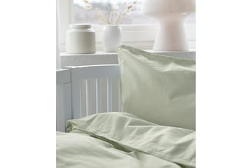 Påslakanset till Spjälsäng 2-Dels Humble - Grön - Textil & mattor - Sängkläder - Bäddset & påslakanset