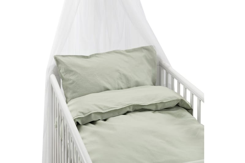 Påslakanset till Spjälsäng 2-Dels Humble - Grön - Textil & mattor - Sängkläder - Bäddset & påslakanset