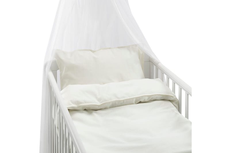 Påslakanset till Spjälsäng 2-Dels Humble, Vit