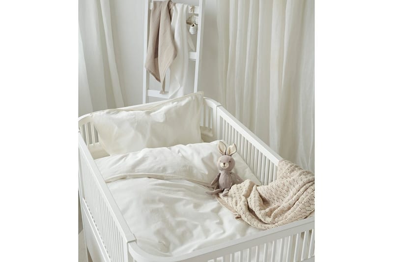 Påslakanset till Spjälsäng 2-Dels Humble - Vit - Textil & mattor - Sängkläder - Bäddset & påslakanset