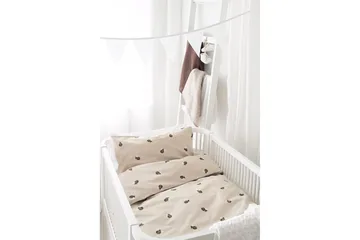 Påslakanset till Spjälsäng 2-Dels Humla Sand - Textil & mattor - Sängkläder - Bäddset & påslakanset