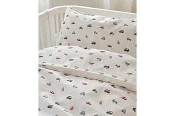 Påslakanset till Spjälsäng 2-Dels John Beige - Textil & mattor - Sängkläder - Bäddset & påslakanset