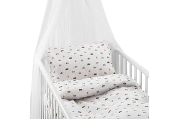 Påslakanset till Spjälsäng 2-Dels John Beige - Textil & mattor - Sängkläder - Bäddset & påslakanset