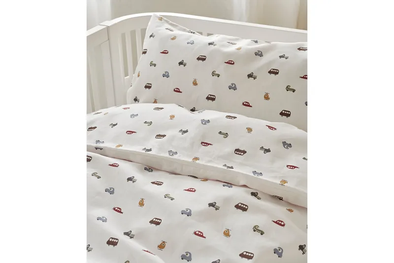 Påslakanset till Spjälsäng 2-Dels John Beige - Textil & mattor - Sängkläder - Täcke