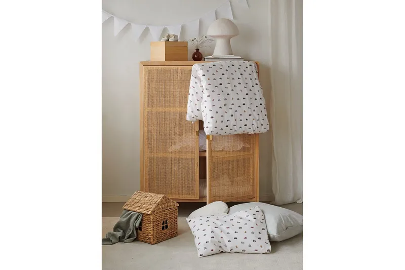 Påslakanset till Spjälsäng 2-Dels John Beige - Textil & mattor - Sängkläder - Täcke