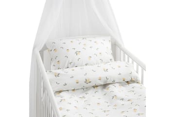 Påslakanset till Spjälsäng 2-Dels Lemons Gul - Textil & mattor - Sängkläder - Bäddset & påslakanset