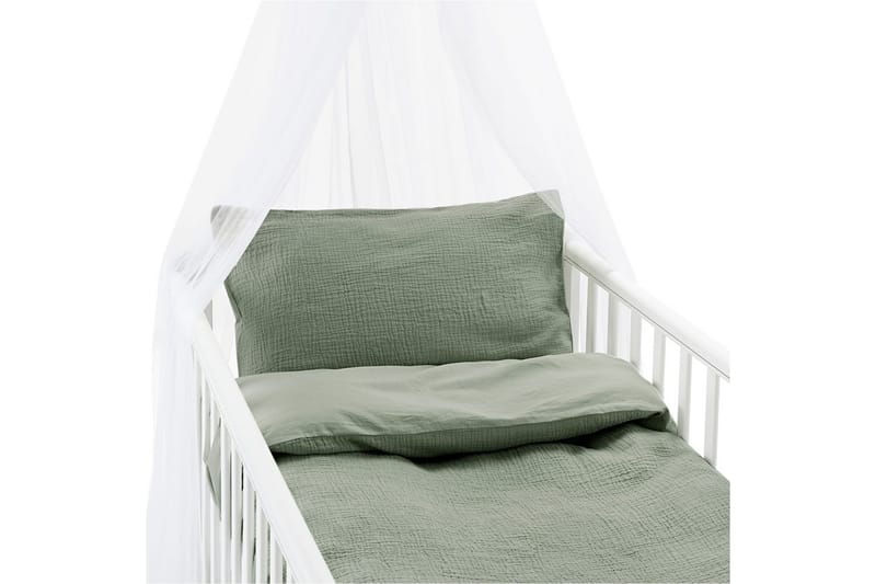 Påslakanset till Spjälsäng 2-Dels Rolling - Grön - Textil & mattor - Sängkläder - Bäddset & påslakanset