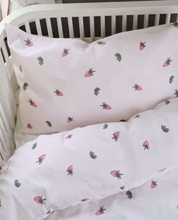 Påslakanset till Spjälsäng 2-Dels Set Jordgubbsdröm - Textil & mattor - Sängkläder - Bäddset & påslakanset - Påslakanset enkelsäng