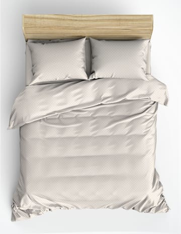 Plaid Bäddset 200x200 cm - Kräm - Textil & mattor - Sängkläder - Bäddset & påslakanset