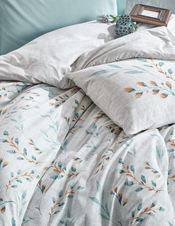 Swafford Bäddset 240x220 cm - Mint Vit - Textil & mattor - Sängkläder - Bäddset & påslakanset
