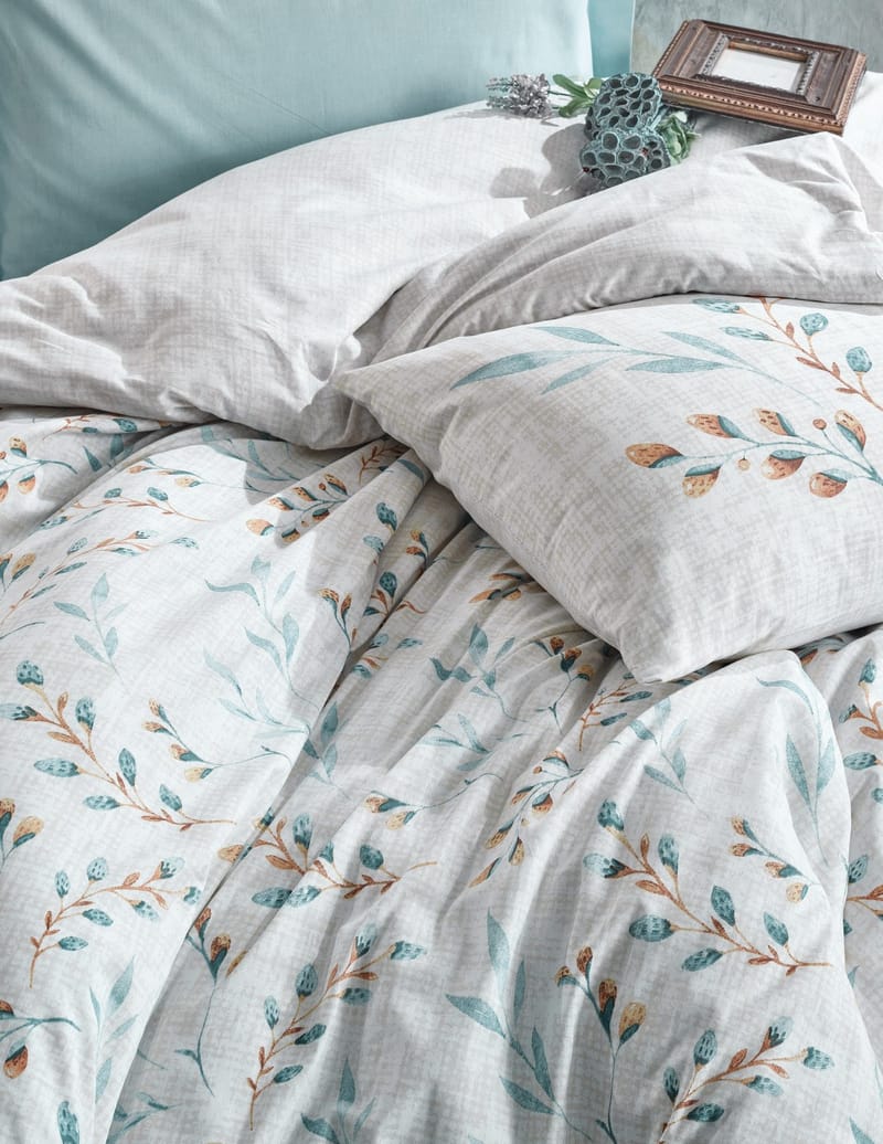 Swafford Bäddset 240x220 cm - Mint Vit - Textil & mattor - Sängkläder - Bäddset & påslakanset - Påslakanset dubbelsäng