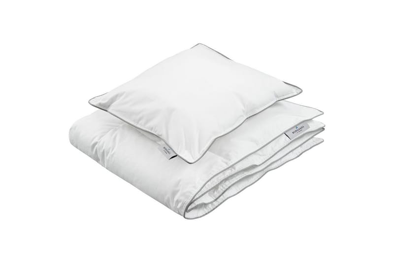 Täcke + Kudde Barn Lyxfiber 28 x 35 cm + 70 x 80 cm Vit