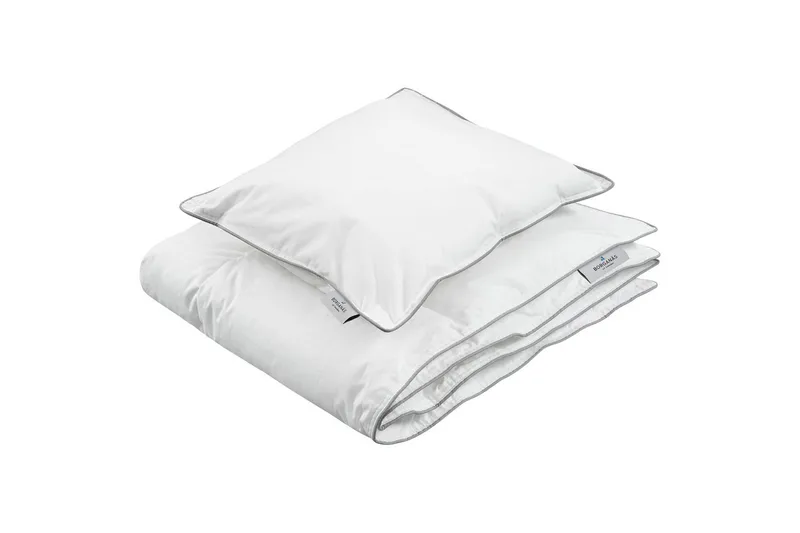 Täcke + Kudde Barn Lyxfiber 28 x 35 cm + 70 x 80 cm Vit