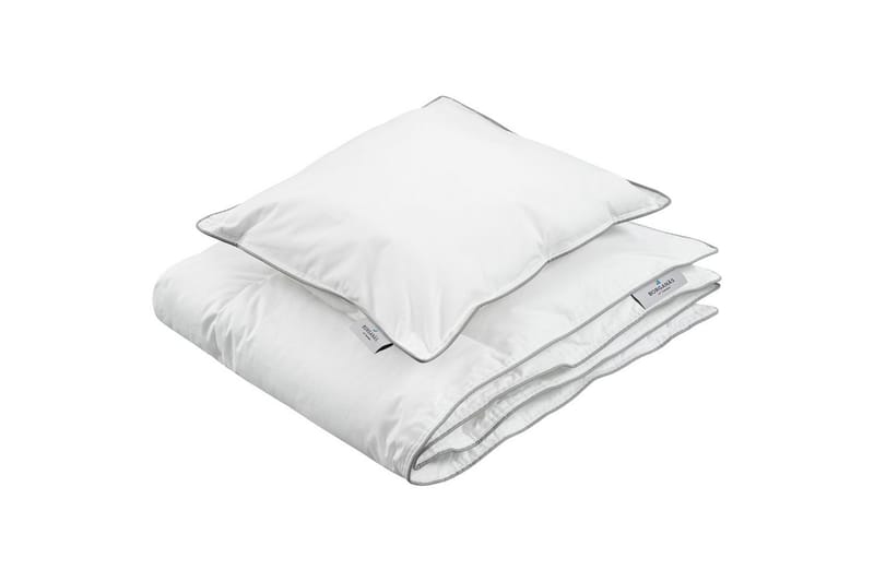 Täcke + Kudde Barn Lyxfiber 28 x 35 cm + 70 x 80 cm Vit