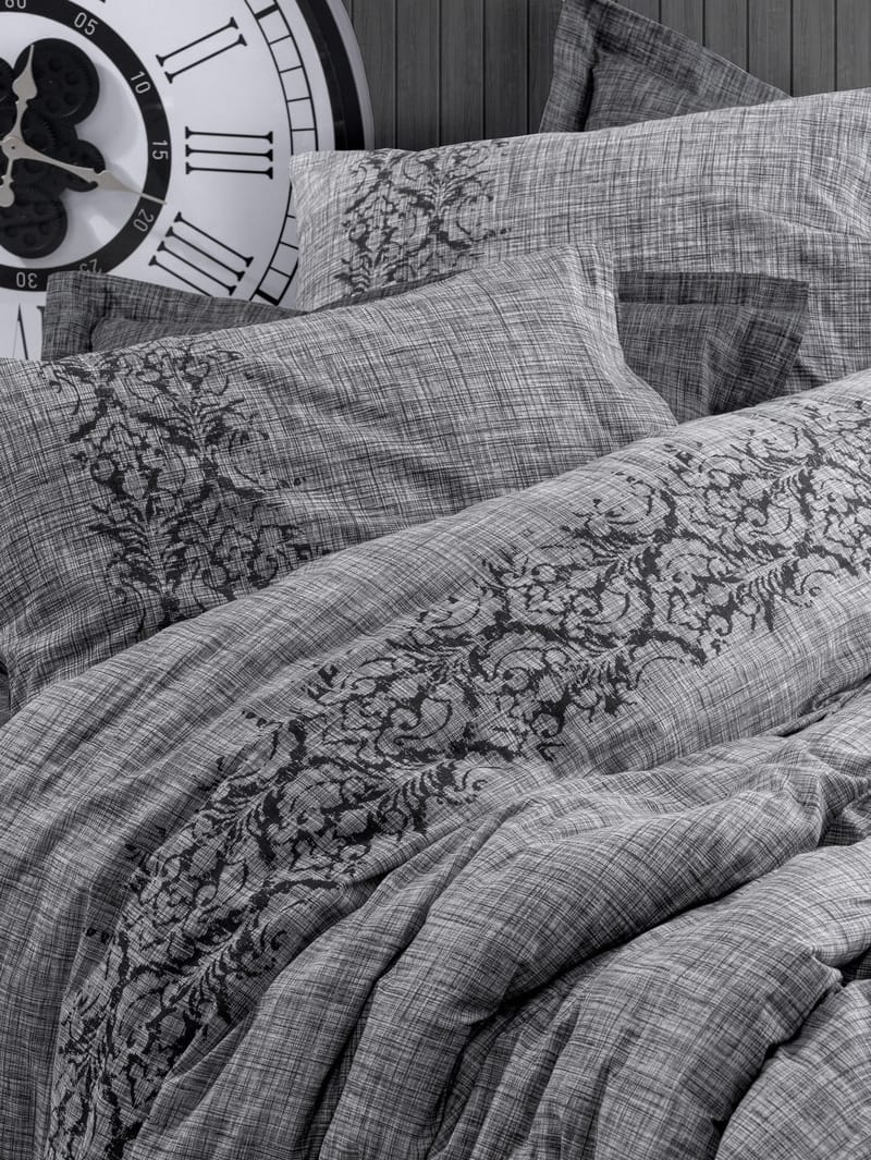 Vylonis Bäddset 240x220 cm - Sotgrå - Textil & mattor - Sängkläder - Bäddset & påslakanset - Påslakanset dubbelsäng