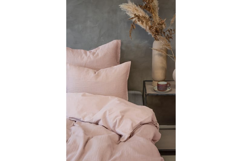 Bäddset Rolling 2-Dels 150x210/50x60 cm Rosa - Bäddset & påslakanset - Sängkläder