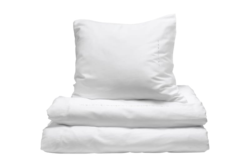 Bäddset Satiini 210x150 cm - Vit - Textil & mattor - Sängkläder - Bäddset & påslakanset