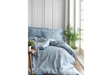 Bäddset Türkiz Dubbelt 4-dels Ranforce - Blå/Vit - Textil & mattor - Sängkläder - Bäddset & påslakanset