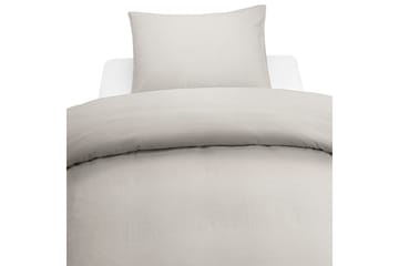 Bäddset Tvättad Linnelook 2-dels Beige - Borganäs - Textil & mattor - Sängkläder - Bäddset & påslakanset