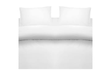 Bäddset Tvättad Linnelook Dubbel 3-dels Vit - Borganäs - Textil & mattor - Sängkläder - Bäddset & påslakanset