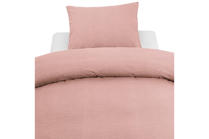 Bäddset Washed 150x210/50x60 cm 2-pack - Rosa - Textil & mattor - Sängkläder - Bäddset & påslakanset