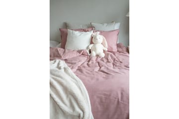Bäddset Washed 150x210/50x60 cm 2-pack - Rosa - Textil & mattor - Sängkläder - Bäddset & påslakanset