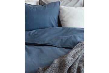 Bäddset Washed 2-dels 150x210 cm Marinblå - Borganäs - Textil & mattor - Sängkläder - Bäddset & påslakanset