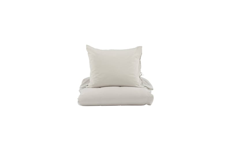 Bäddset Whitecroft 2-Dels 150x200/50x60 cm - Ljusgrå - Bäddset & påslakanset - Sängkläder - Påslakanset dubbelsäng
