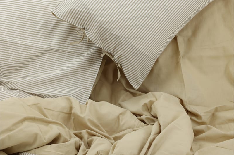 Bäddset Whitecroft 2-Dels 220x240/50x60 cm - Beige - Bäddset & påslakanset - Sängkläder - Påslakanset dubbelsäng