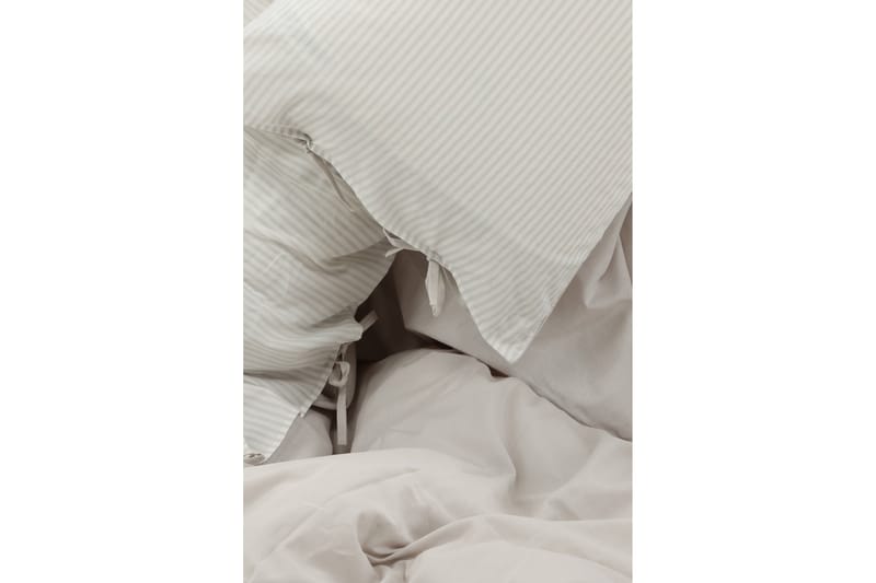 Bäddset Whitecroft 2-Dels 220x240/50x60 cm - Ljusgrå - Bäddset & påslakanset - Sängkläder - Påslakanset dubbelsäng