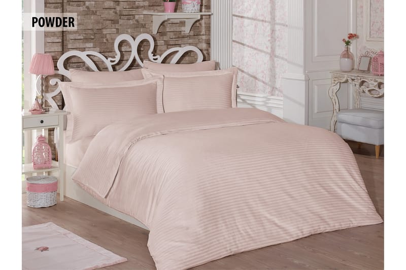 Bäddset Primacasa by Türkiz Satin - Aprikos - Textil & mattor - Sängkläder - Bäddset & påslakanset