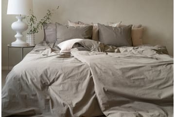 Bäddset Percale 3-Dels 210x220/50x60 cm Grön - Borganäs - Textil & mattor - Sängkläder - Bäddset & påslakanset