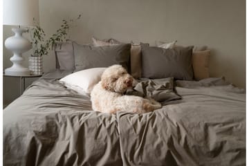 Bäddset Percale 3-Dels 210x220/50x60 cm Grön - Borganäs - Textil & mattor - Sängkläder - Bäddset & påslakanset