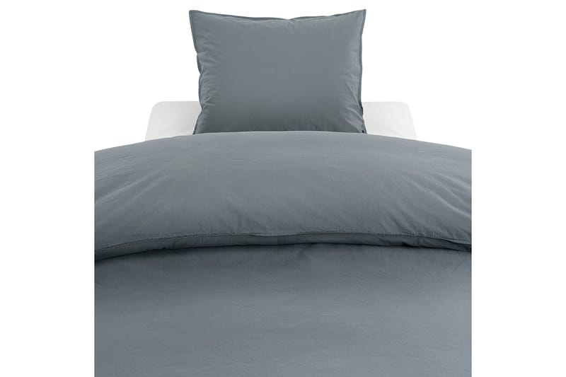 Bäddset Percale 3-Dels 210x220/50x60 cm Midnattblå - Borganäs - Textil & mattor - Sängkläder - Bäddset & påslakanset