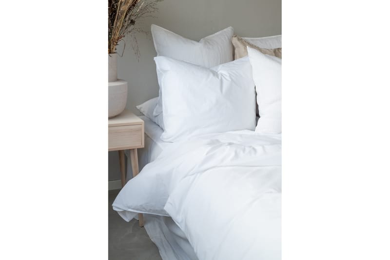 Bäddset Percale 150x210/50x60 cm 2-pack Vit - Borganäs - Textil & mattor - Sängkläder - Bäddset & påslakanset