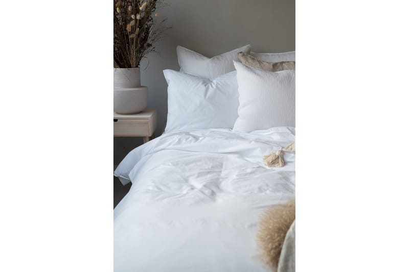 Bäddset Percale 150x210/50x60 cm 2-pack Vit - Borganäs - Textil & mattor - Sängkläder - Bäddset & påslakanset